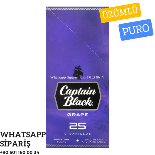 Captain Black Grape (Üzümlü) 25'li Puro
