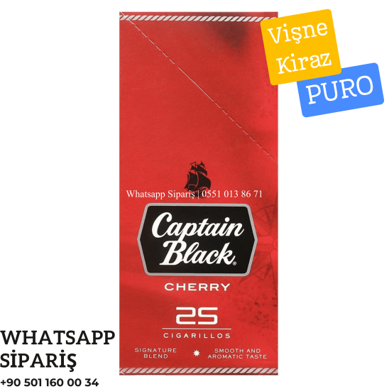Captain Black Cherry (Vişne-Kiraz) 25'li Puro