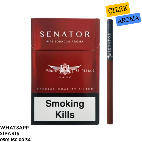 Senator Specıal Strawberry (Çilek) Aroma Sigara x10 Paket