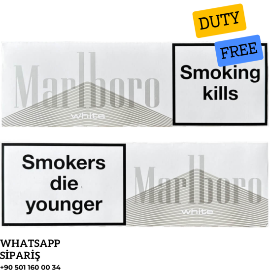 Marlboro White Beyaz  - Hafif İçim Sigara x10 Paket