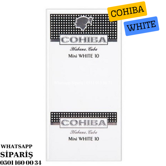 Cohiba Mini White 10'lu Cigarillos 1 Paket Cohiba Mini White 10'lu Cigarillos 1 Paket