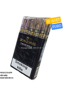 Don Tomás Dominican Bundle Churchıll 10'lu Puro
