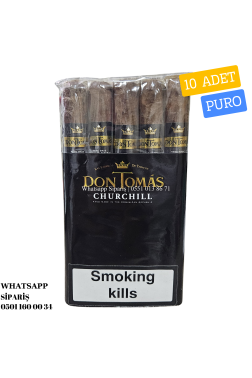 Don Tomás Dominican Bundle Churchıll 10'lu Puro
