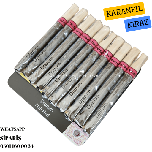 Djarum Sigarillo No6 Red (Karanfil ve Kiraz Aromalı) 1 Paket
