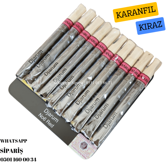 Djarum Sigarillo No6 Red ( Karanfil ve Kiraz Aromalı ) 1 Paket