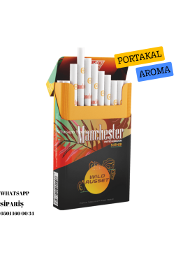 Manchester Nano Wild Russet Slim Sigara (Portakal Aromalı) x10 Paket