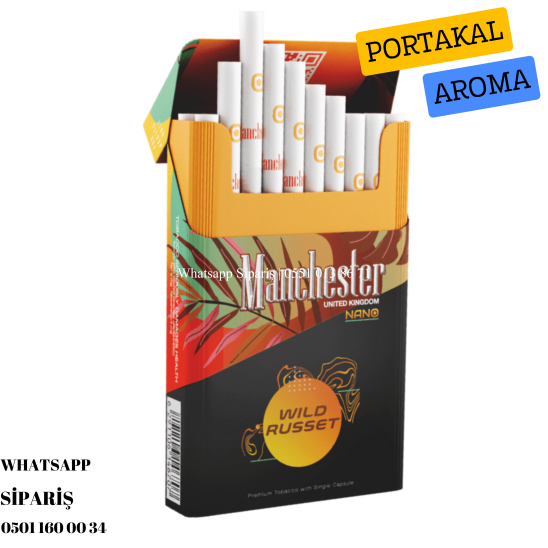 Manchester Nano Wild Russet  Slim Sigara (Portakal Aromalı) x10 Paket