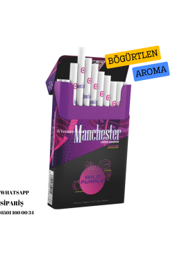 Manchester Nano Wild Purple Slim Sigara (Böğürtlen Aromalı) x10 Paket