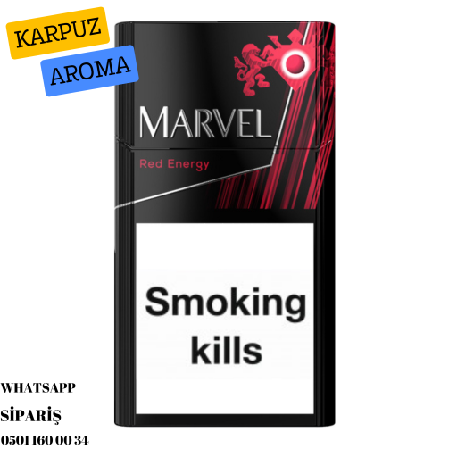 Marvel Compact Red Energy Sigara x10 Paket