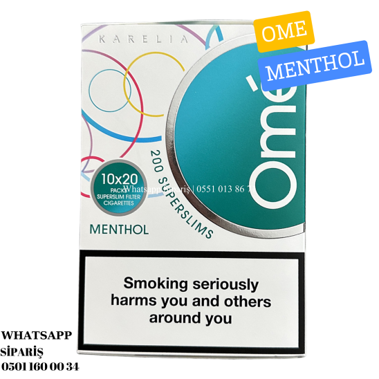 Ome Menthol Süperslim x10 Paket Sigara