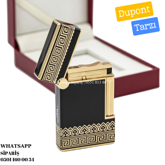 Özel Kutulu Dupont Tarz Gazlı Çakmak