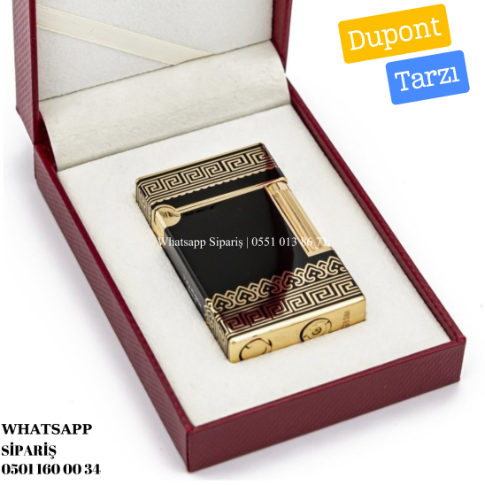 Özel Kutulu Dupont Tarz Gazlı Çakmak