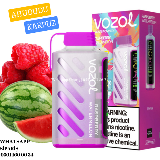 Vozol Gear Power 20000 PUFF Raspberry Watermelon