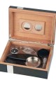 Passatore Karbon Sedir Humidor Puro Seti Siyah 20's