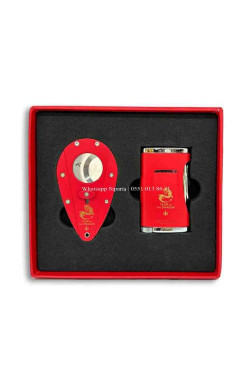 Xikar Year Of The Dragon Limited Puro Çakmağı ve Kesici Seti