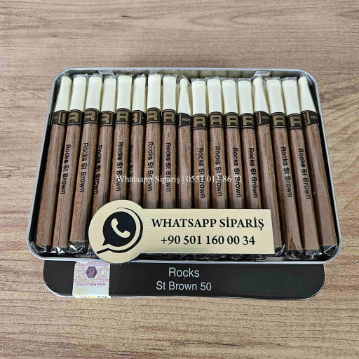 Rocks Short ST Brown (Çikolata) Aroma Puro 50'li Adet