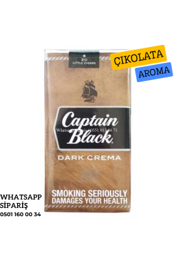 Captain Black Çikolata ( Dark Crema ) Sigara x10 Paket