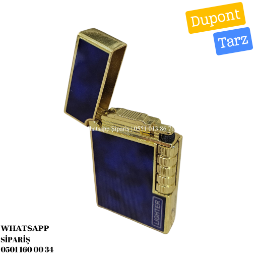 Black Martın Dupont Tarz Gazlı Çakmak