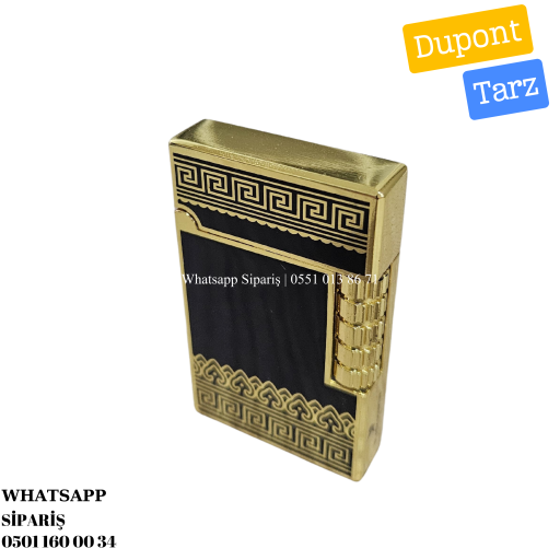 Black Martın Dupont Tarz Gazlı Çakmak