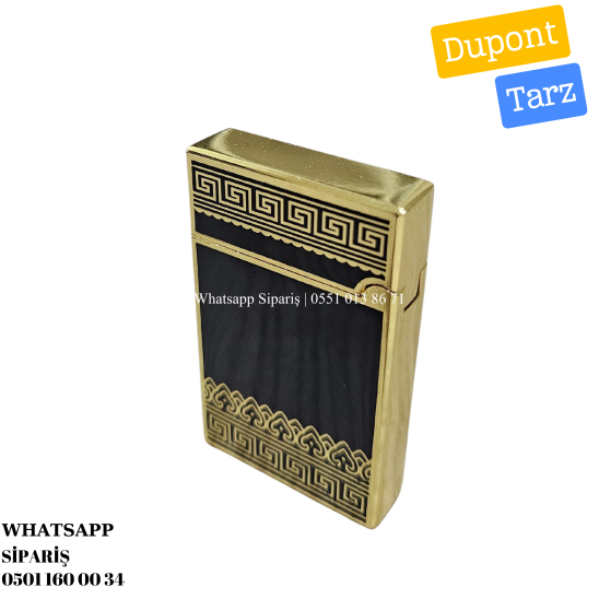 Black Martın Dupont Tarz Gazlı Çakmak