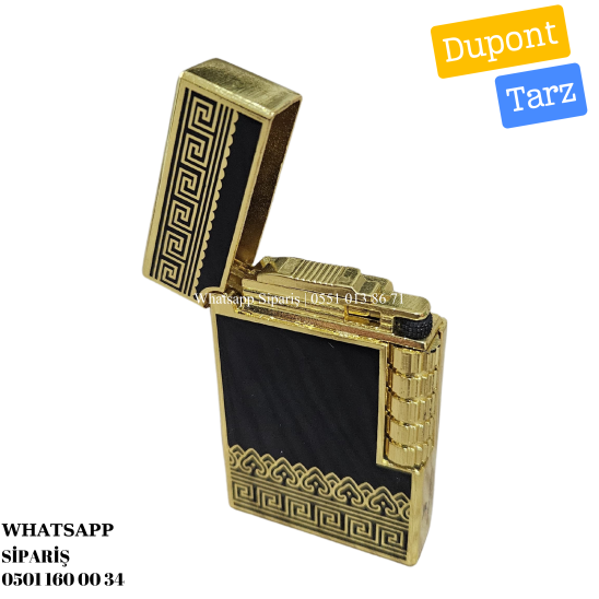 Black Martın Dupont Tarz Gazlı Çakmak
