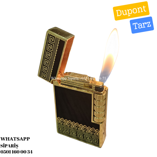 Black Martın Dupont Tarz Gazlı Çakmak