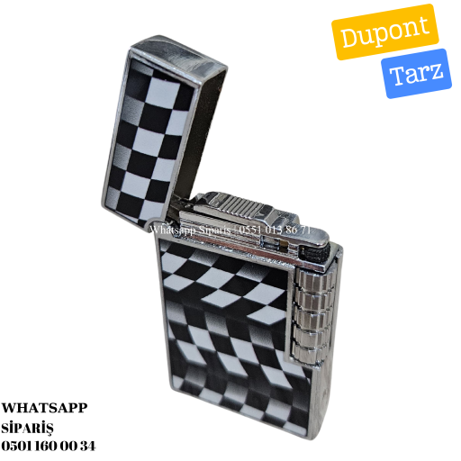 Black Martın Dupont Tarz Gazlı Çakmak