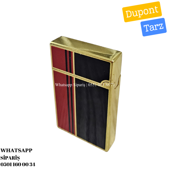 Black Martın Dupont Tarz Gazlı Çakmak