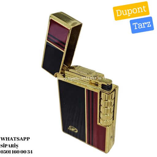 Black Martın Dupont Tarz Gazlı Çakmak