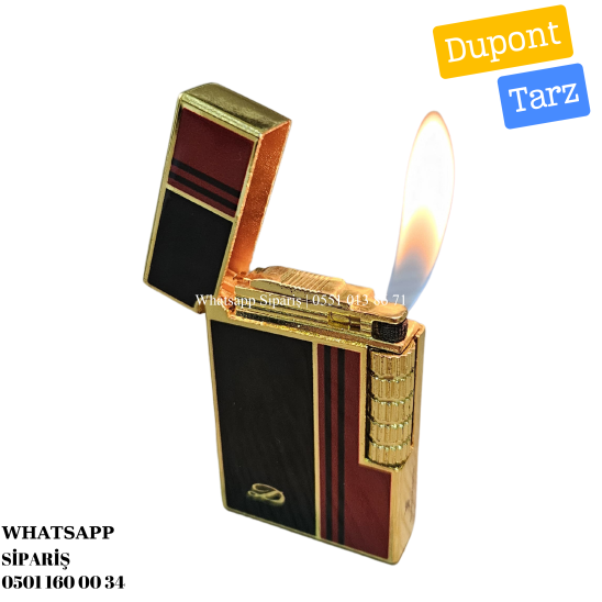Black Martın Dupont Tarz Gazlı Çakmak