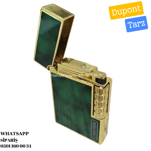 Black Martın Dupont Tarz Gazlı Çakmak