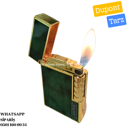 Black Martın Dupont Tarz Gazlı Çakmak