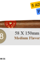 Cuban Parejo Serie Zafadores Tradicionales 5'li Puro Paket