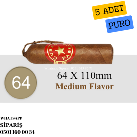 Cuban Parejo Serie Zafadores Cortos 5'li Puro Paket