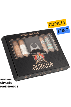 Gurkha Sampler Gift Pack 6'lı Puro Seti Kesicili