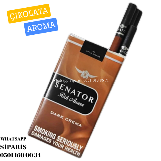 Senator Rich Aroma Dark Crema İthal Sigara x10 Paket