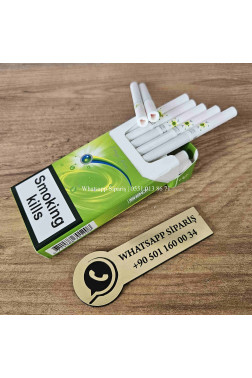 520 Kalpli Sigara Green - Mentol Yeşil Elma x10 Paket