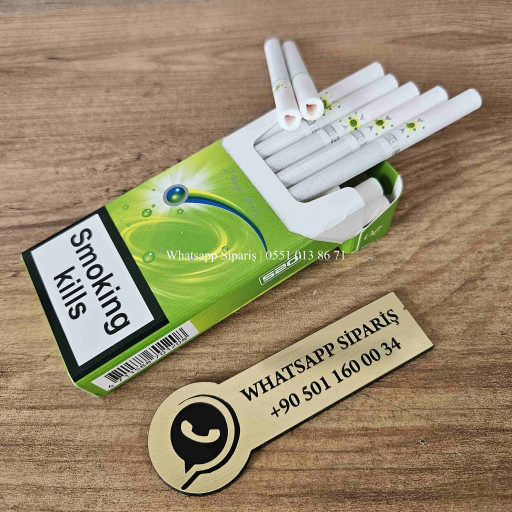 520 Kalpli Sigara Green - Mentol Yeşil Elma x10 Paket