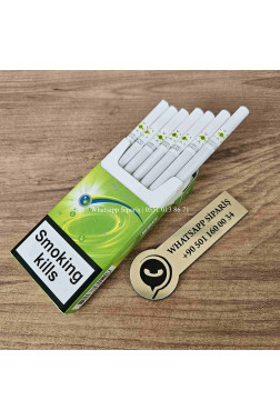 520 Kalpli Sigara Green - Mentol Yeşil Elma x10 Paket