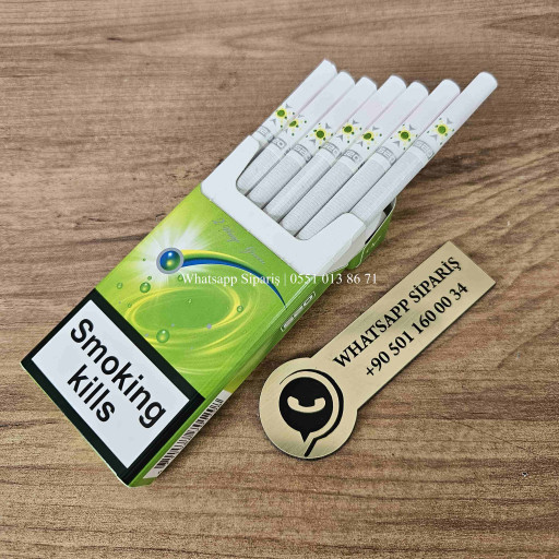 520 Kalpli Sigara Green - Mentol Yeşil Elma x10 Paket