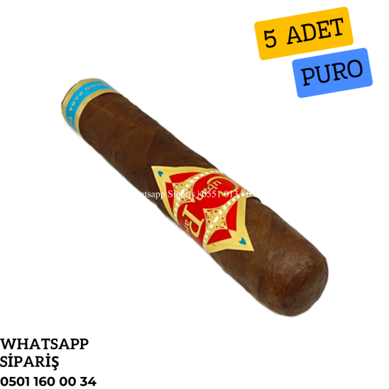 Cuban Parejo Habano Oscuro No5 - 5'li Puro Paket