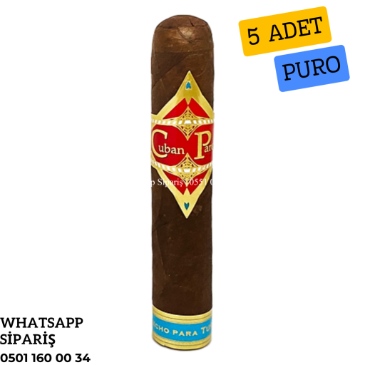 Cuban Parejo Habano Oscuro No5 - 5'li Puro Paket