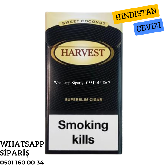 Harvest Sweet Coconut Filter Slim Sigara x10 Paket