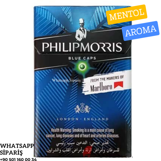 Philip Morris Blue Caps İthal Sigara x10 Paket