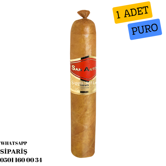 San Antonio Laugito 54 Habano Claro 1 Adet Puro San Antonio Laugito 54 Habano Claro 1 Adet Puro