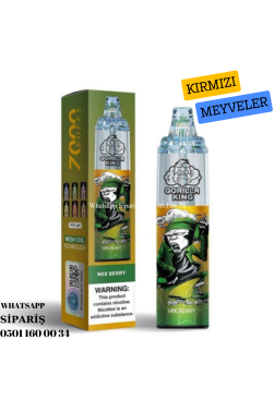 Gorilla King Mıx Berry - 7000 PUFF