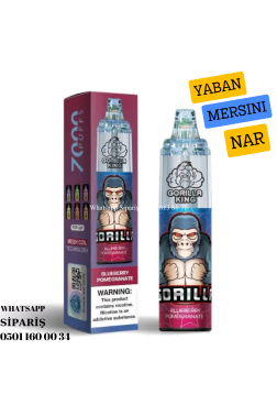 Gorilla King Blueberry Pomegranate - 7000 PUFF