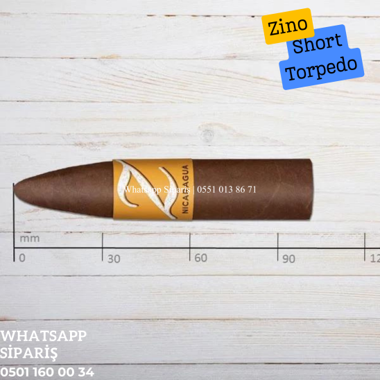 Zino Nicaragua Short Torpedo 4'lü Puro Taze Paket