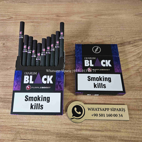 Djarum Black Purpleboost Kiraz Karanfil Sigara x10 Paket