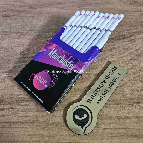 Manchester Nano Wild Purple Slim Sigara (Böğürtlen Aromalı) x10 Paket